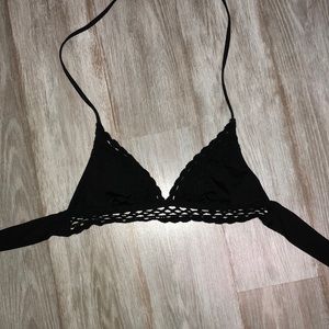 Black bikini top
